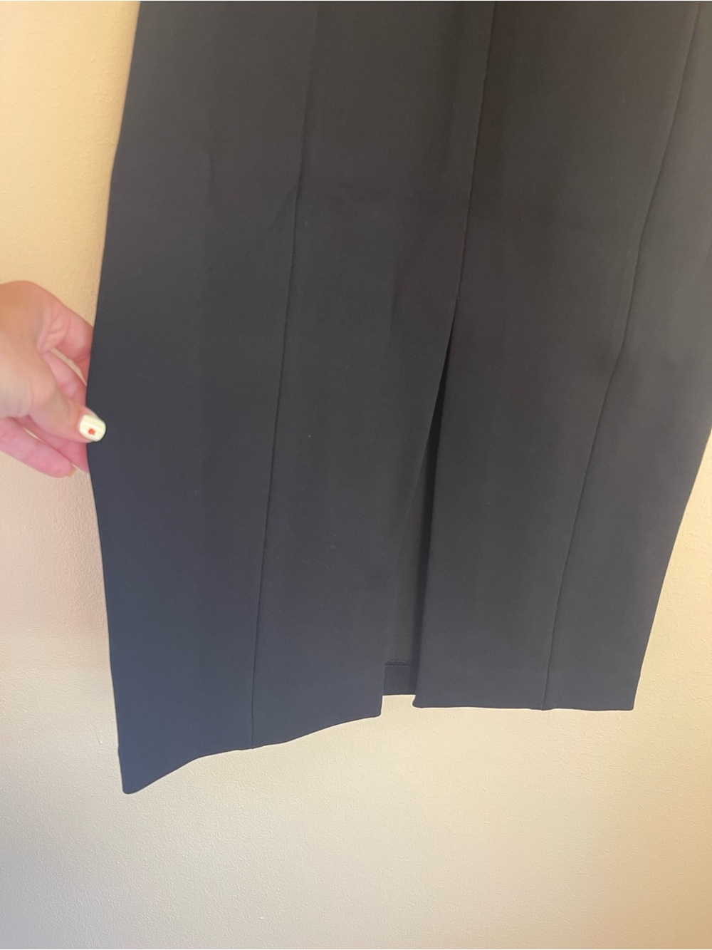 SPANXshape Ponte V Neck Midi Dress NWT XS Black Shaping Compression Cocktail LBD - Picture 13 of 16